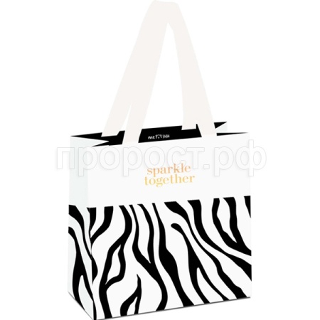Пакет подарочный 20*20*10см "Animal print" мат. ламинация MESHU/MS_45786/Рельеф