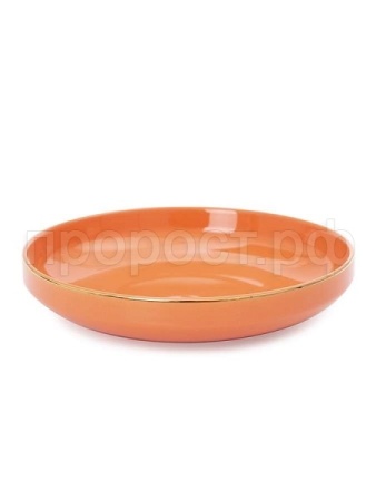 Тарелка суповая CORAL GOLD 19см DM3002-1 /6шт/DOMENIK 