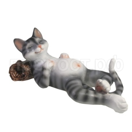 Кот отдыхает (акрил) L18W9H9см 713626/D072