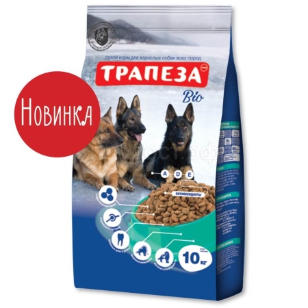 Корм для собак всех пород Трапеза Био 10кг/3073