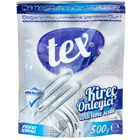 Чистящее ср-во д/стир. машин TEX 500гр Антинакипин 787656 /12шт/